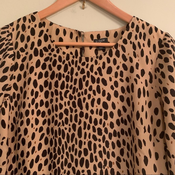 J Crew Factory Leopard Print Shift Dress - Picture 3 of 12